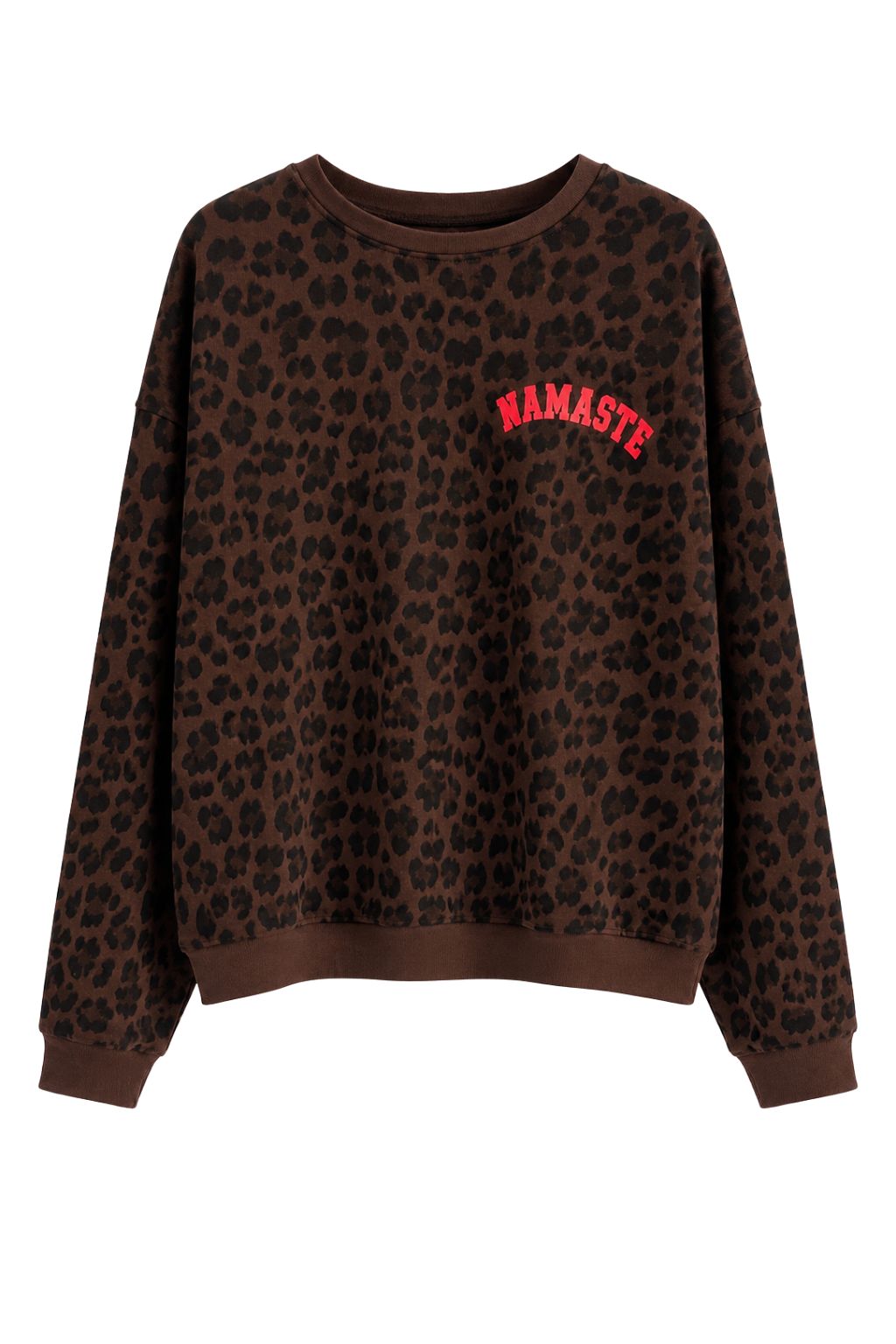 Leo Sweater "Namaste" neonpink, Gr. 36-44