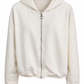 Hoodie-Jacke off-white, Gr. 36-42