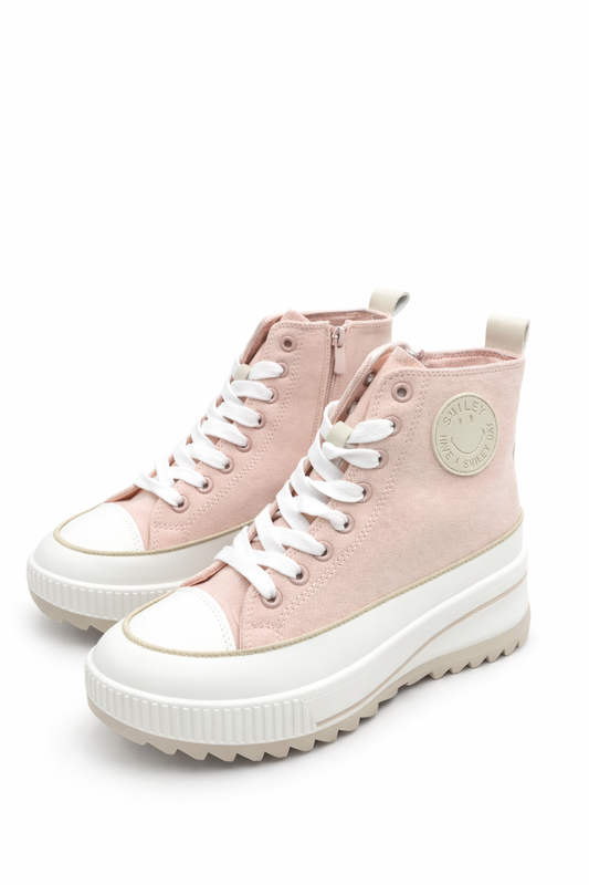 High-Top Sneaker rosa, Gr. 36-41