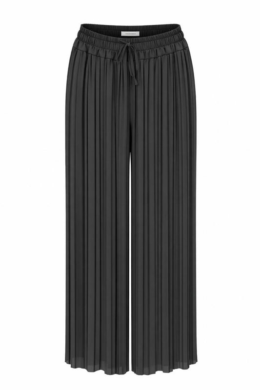 Plissee-Hose schwarz, Gr . 36-44