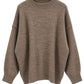 Oversize Strickpullover taupe, Gr. 36-42