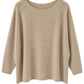 Soft Rundhals Pullover beige, Gr. 38-46