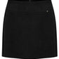 Veloursleder-Look Rock mit integrierter Shorts schwarz, Gr. 36-42