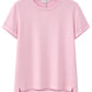 Basic Shirt Soft Touch rosa, Gr. 34-40