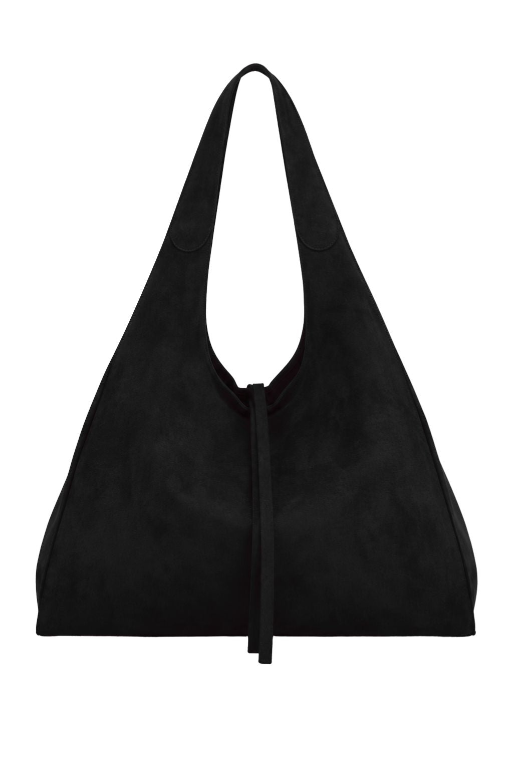 Shopper Wildlederoptik schwarz