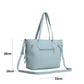 Shoulder Bag Muster grau