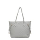 Shoulder Bag Muster grau