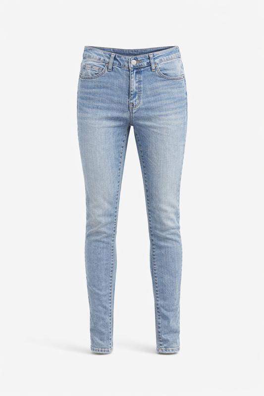 Slim Fit Jeans Adoro Damen – Skinny Jeans in hellblau, Gr. 36-46