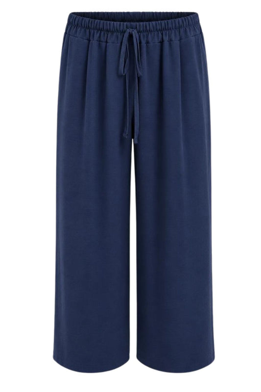 Sommerhose marineblau, Gr. 36-44