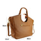 Handtasche mit Tuch beige