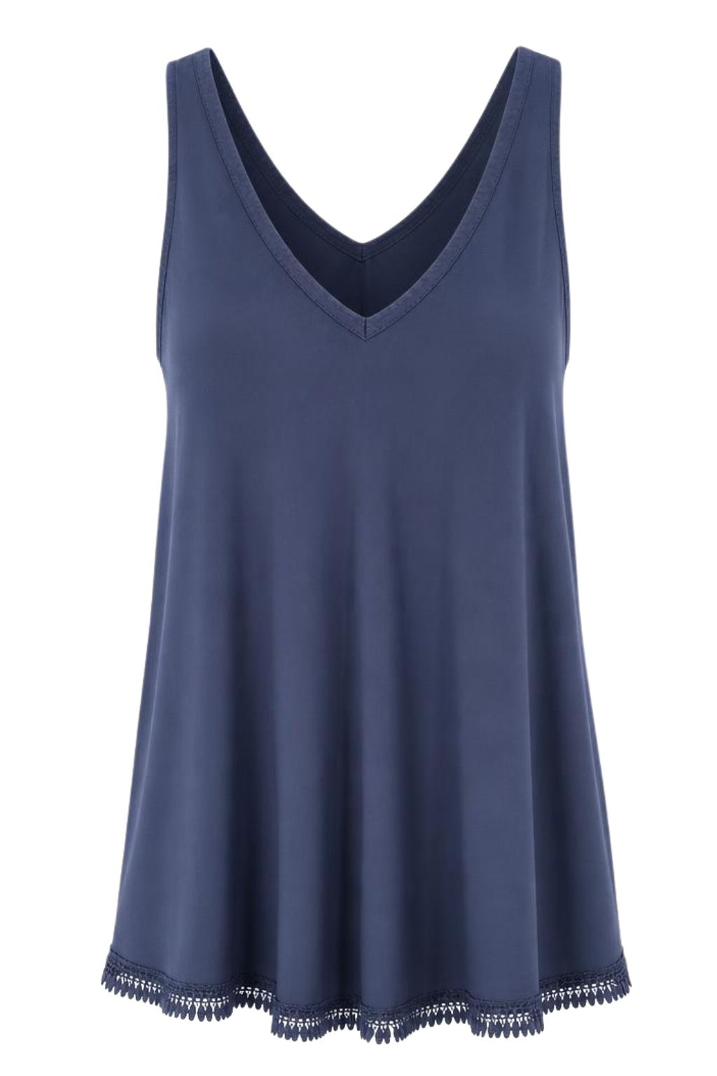 Sommertop dunkelblau, Gr. 36-42