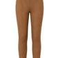 Veloursleder-Look Leggins cognac, Gr. 34-42
