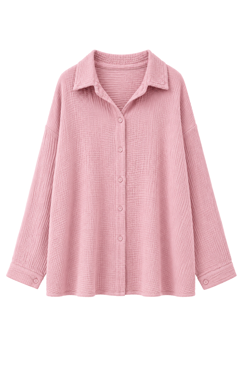 Musselin Oversize Bluse "Lina" altrosa, Gr. 38-44