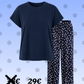 Set „Punkte Traum“ blau, Gr. 36-42