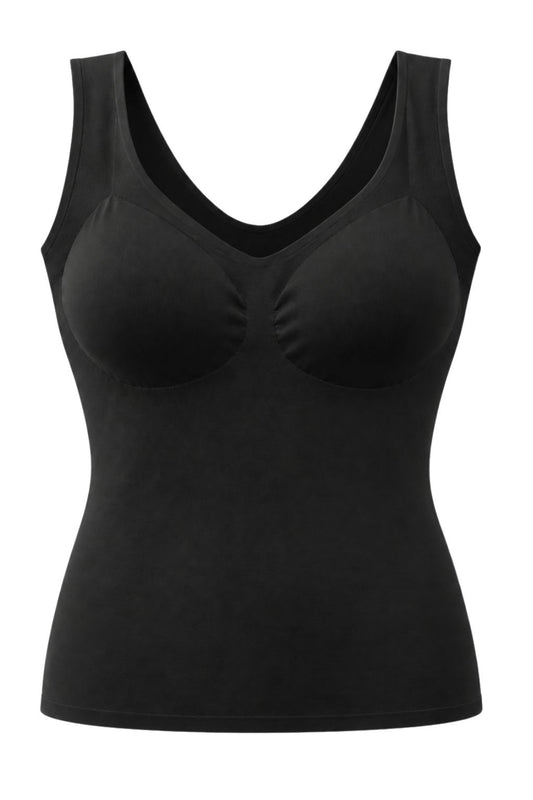 Seamless Comfort Top schwarz, Gr. 36-42
