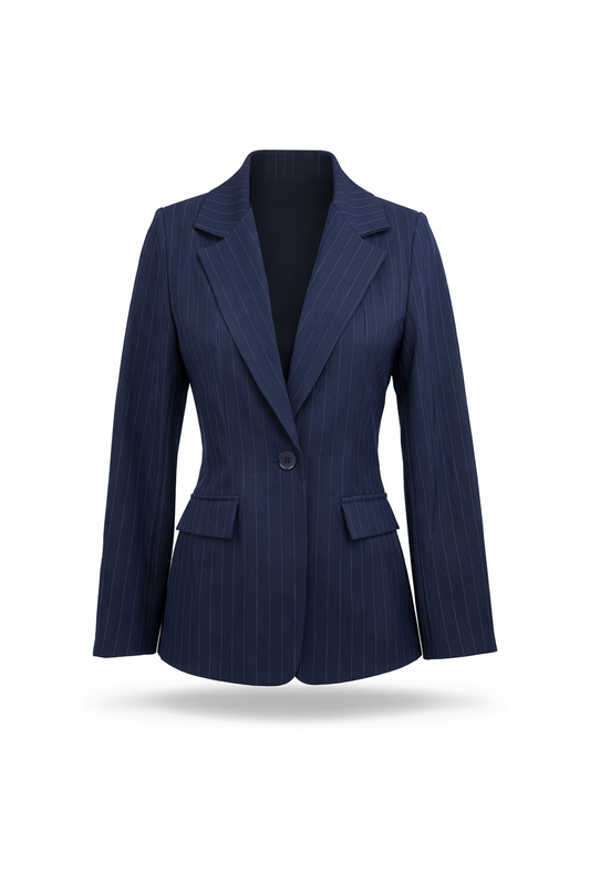 Blazer Nadelstreifen dunkelblau, Gr. 34-42