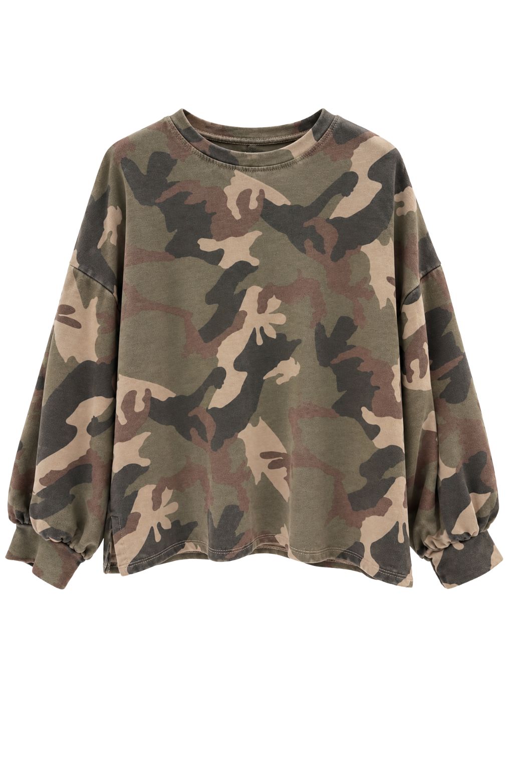 Sweatshirt "Camouflage Love", Gr. 36-42
