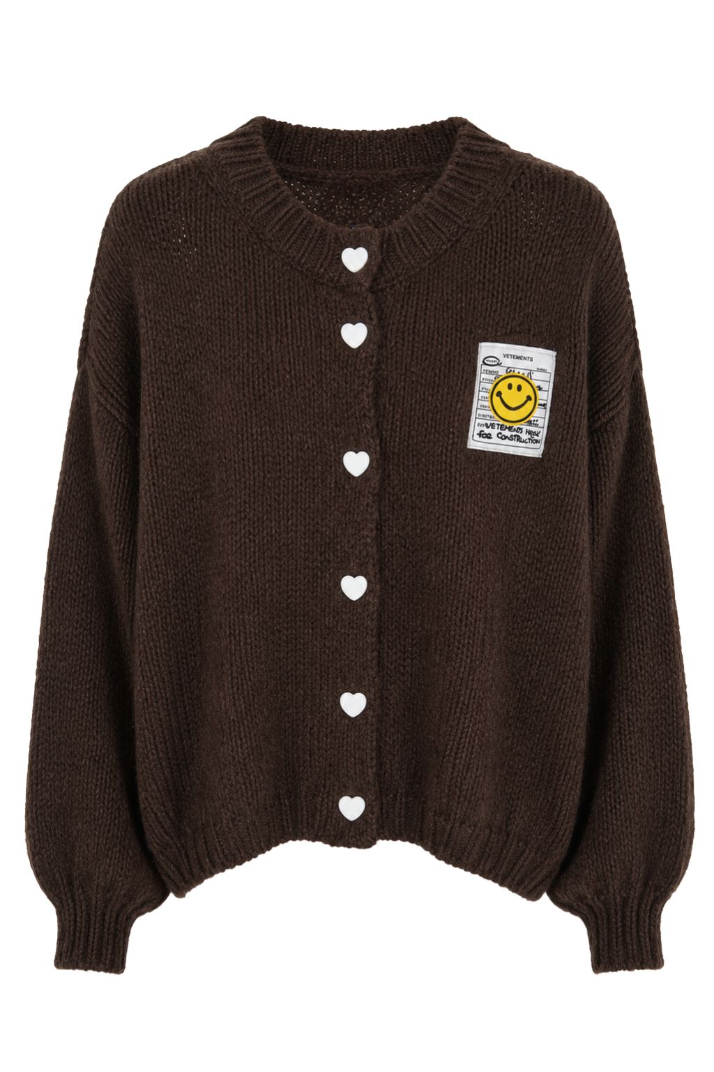Cardigan "Heart and Happy" schokobraun, Gr. 36-42