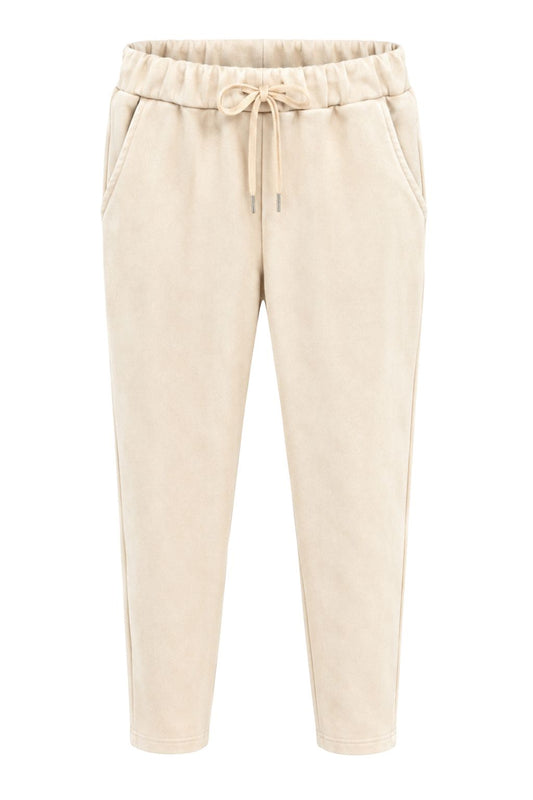 Joggpants "Soft Velour" beige, Gr. 36-42