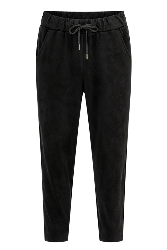 Joggpants "Soft Velour" schwarz, Gr. 36-42