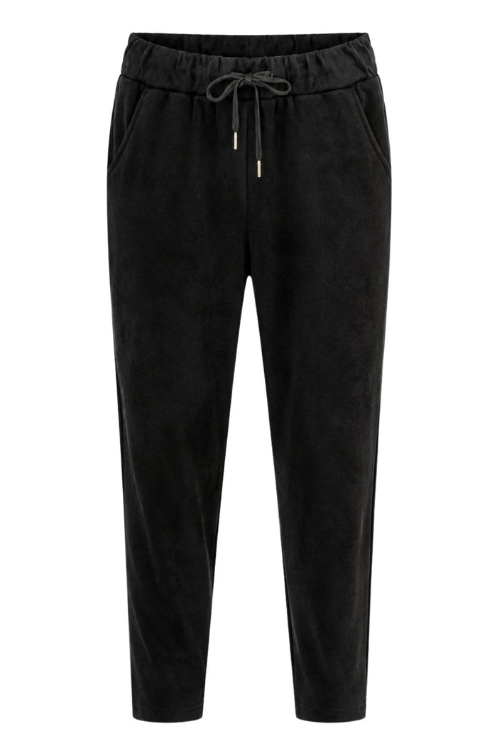 Joggpants "Soft Velour" schwarz, Gr. 36-42