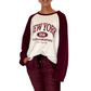 Shirt New York College bordeaux, Gr. 34-42