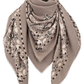 Paisley Schal taupe/creme