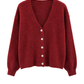 Cozy Love Cardigan bordeaux, Gr. 36-42