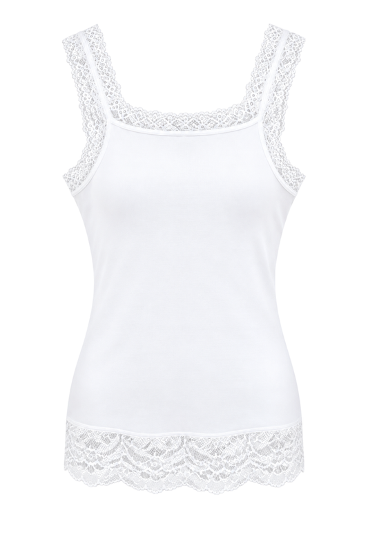 Lace Essential Top weiß, Gr. 36-42