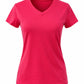 Basic T-Shirt V-Ausschnitt pink, Gr. 34-42