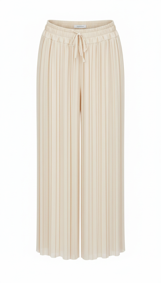 Plissee-Hose beige, Gr . 36-44