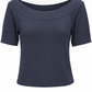 Shirt "Carmen Chic" dunkelblau, Gr. 34-38