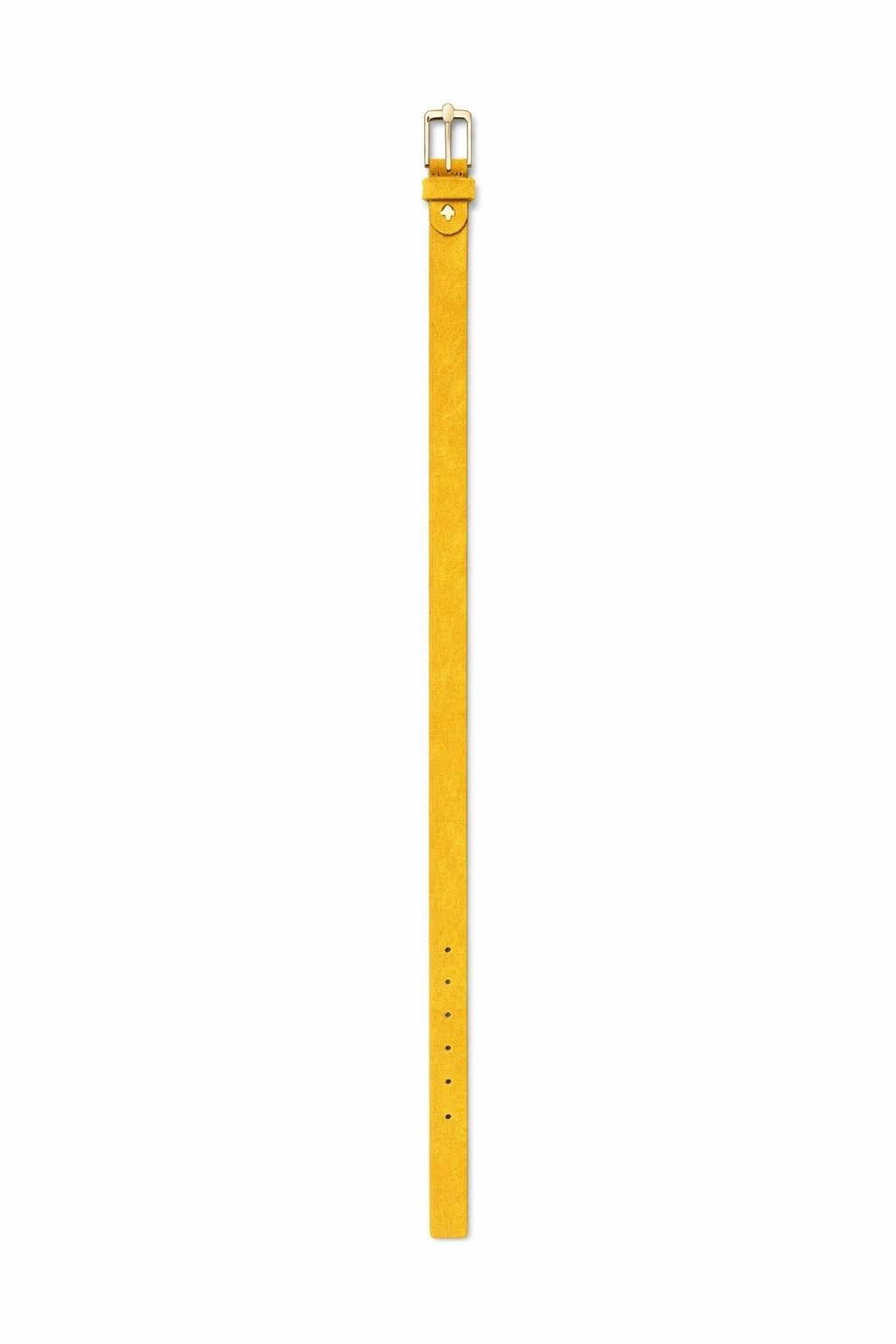 Wildleder-Gürtel senf, 100 cm