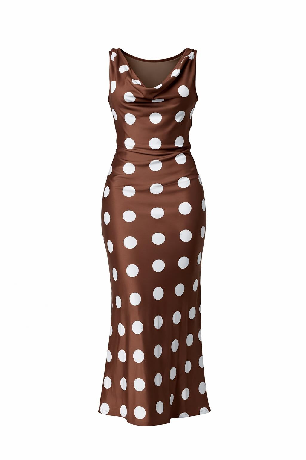 Midikleid mit Polka Dots, Gr. 36-40