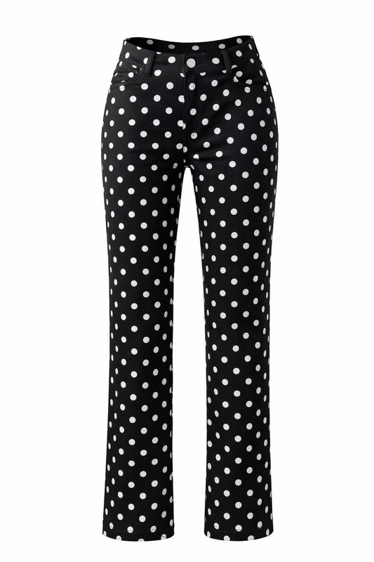 Wide-Leg Jeans Polka Dots, Gr. 34-42