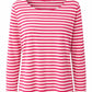 Streifen Langarm-Shirt pink/weiß, Gr. 38-44