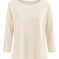 Basic Shirt-langarm beige, Gr. 38-44