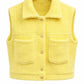 Teddy Weste gelb, Gr. 34-42