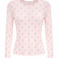 Mesh-Shirt mit Punkten rosa/pink, Gr. 34-40