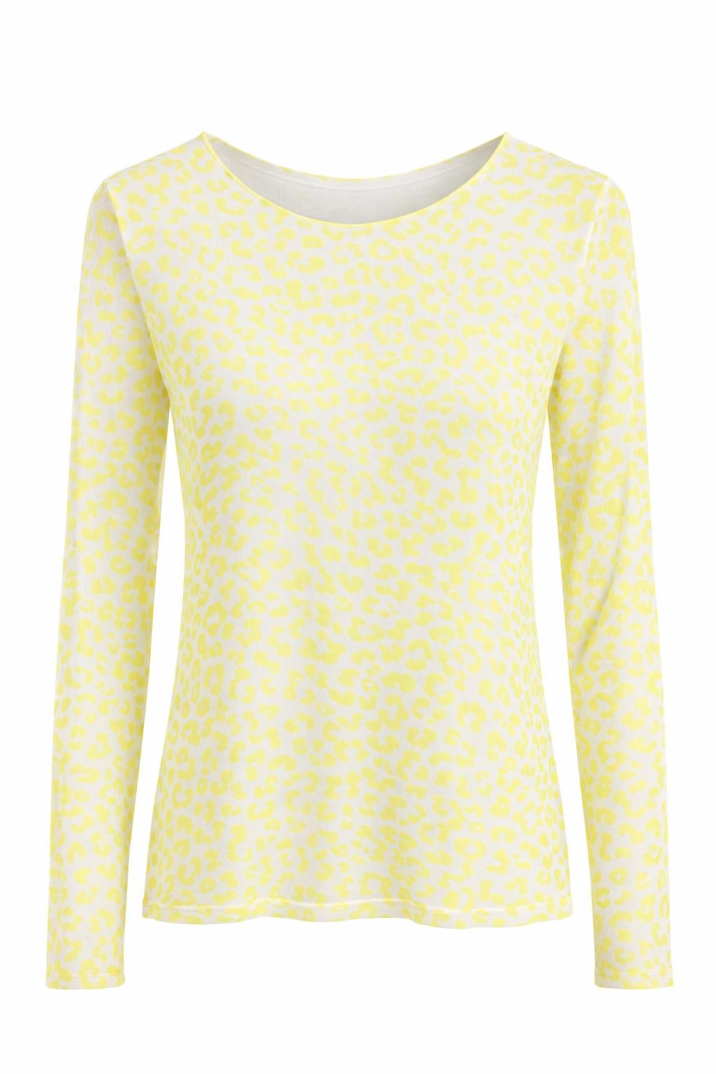 Mesh-Shirt Leo gelb, Gr. 36-42