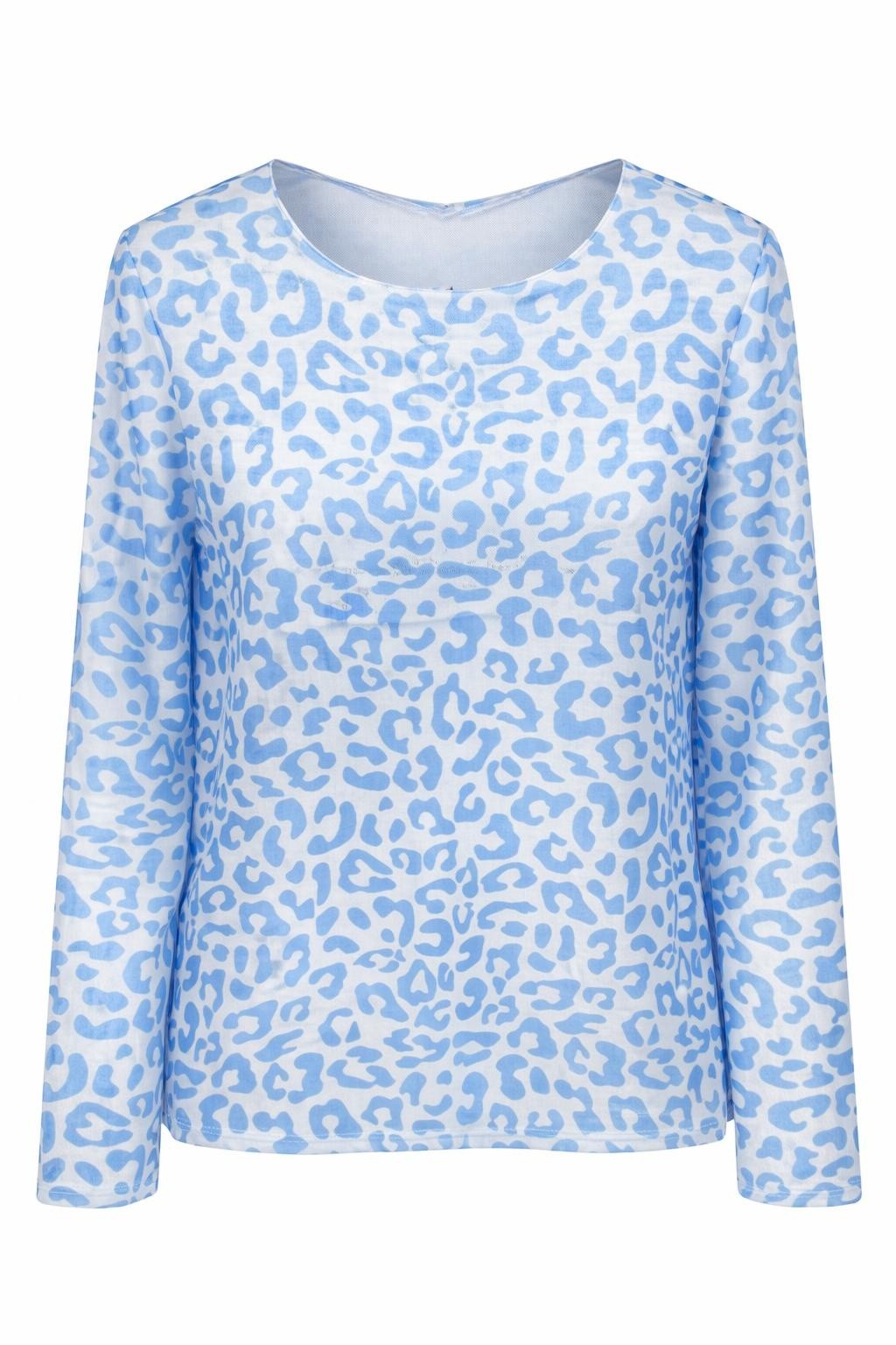 Mesh-Shirt Leo blau, Gr. 36-42