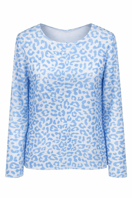 Mesh-Shirt Leo blau, Gr. 36-42