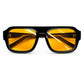 Sonnenbrille Statement – Bold Look schwarz/orange