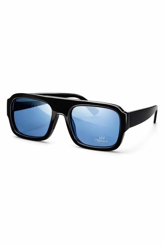 Sonnenbrille Statement – Bold Look schwarz/blau