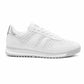 Mesh Sneaker mit silbernem Glitzer-Einsatz, Gr. 36-42