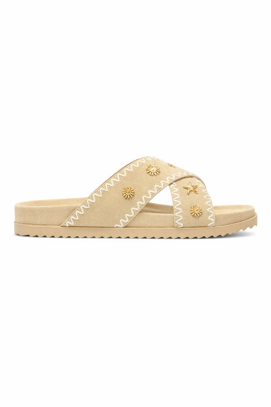 Pantoletten mit Zierdetails – Sommerlich & Elegant, Gr. 36-41
