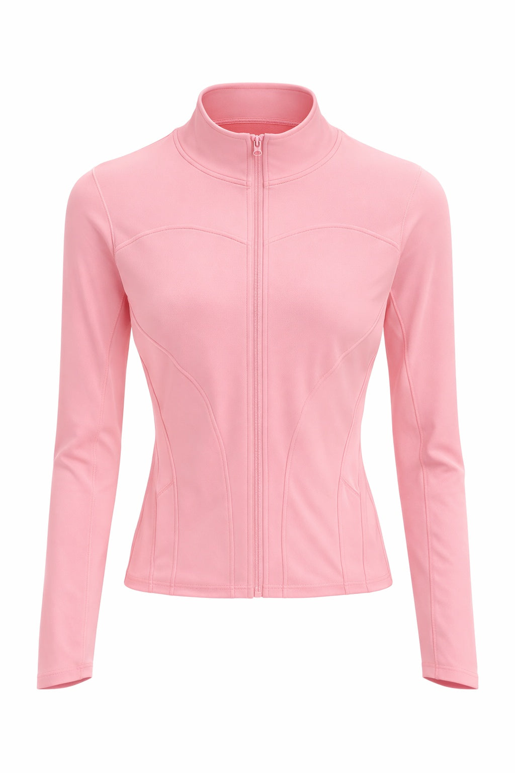 Zip-Up Shirt rosa, Gr. 36-40