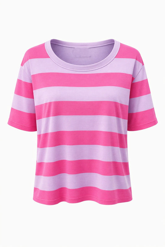 Shirt „Pink Stripes“ , Gr. 38-44