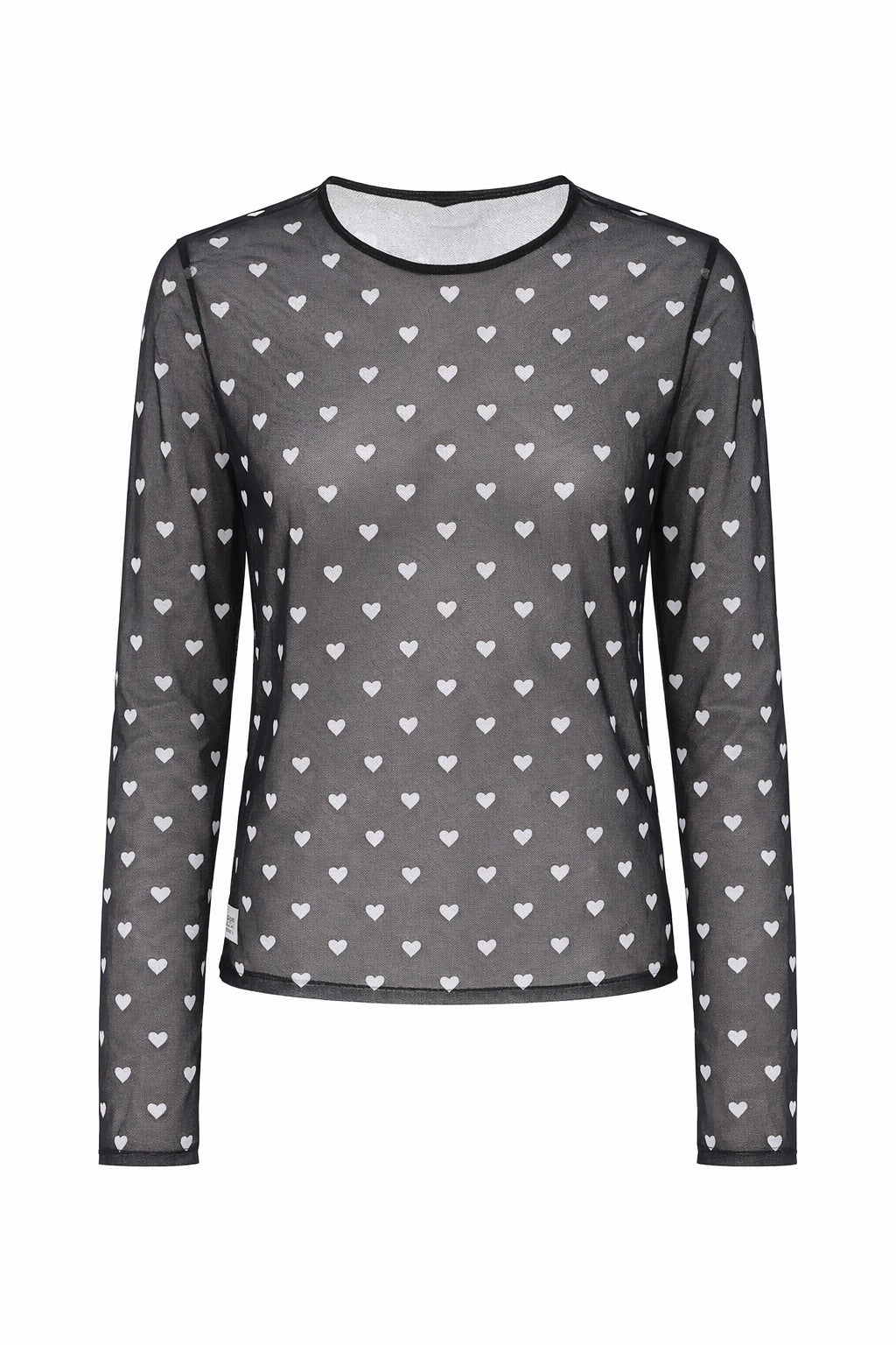 Mesh Shirt „Heart Love“, Gr. 34-40