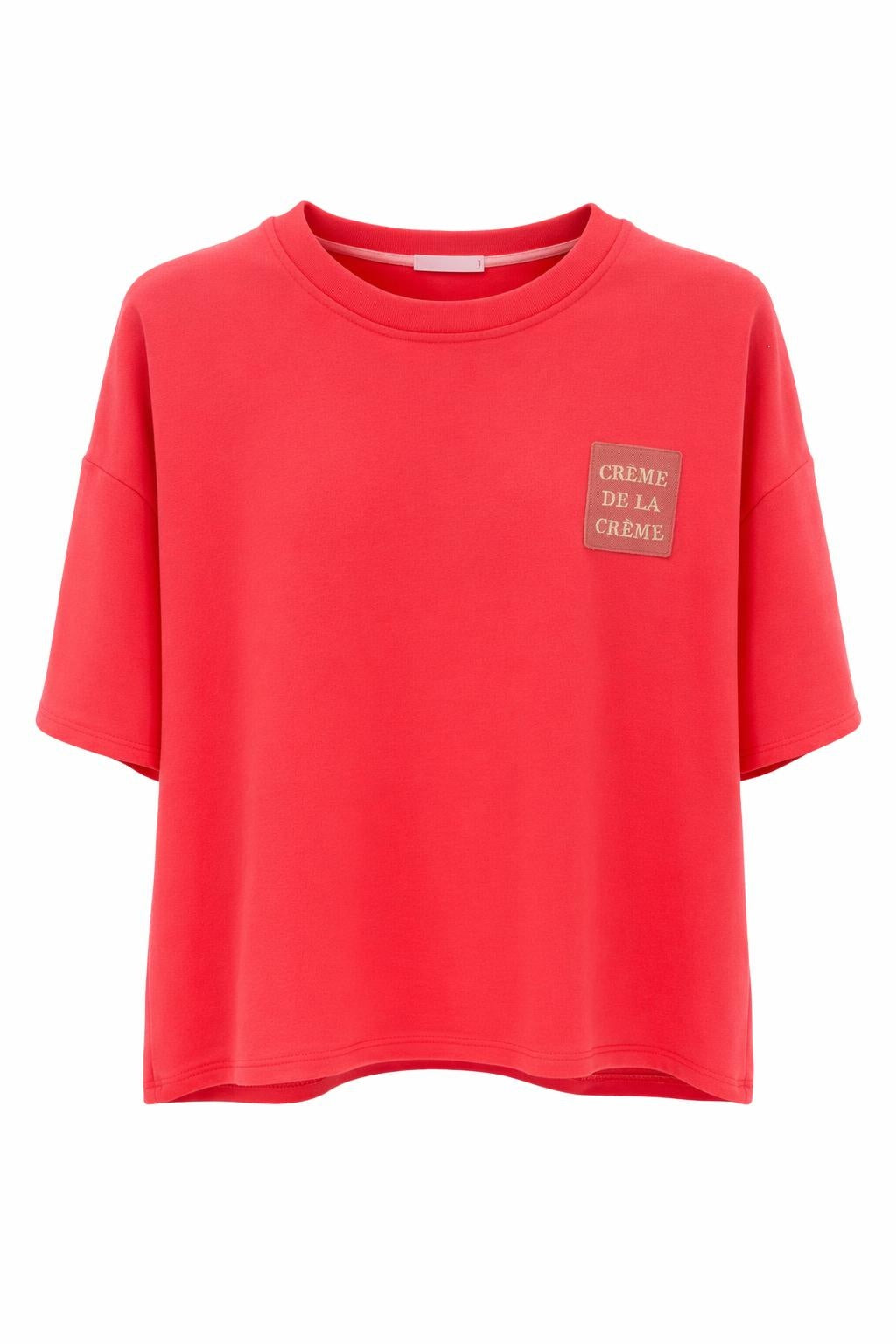 Shirt "Crème de la Crème" neonpink, Gr. 38-44